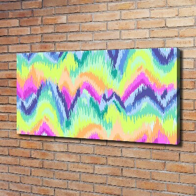 Schilderij op canvas Regenboogachtergrond