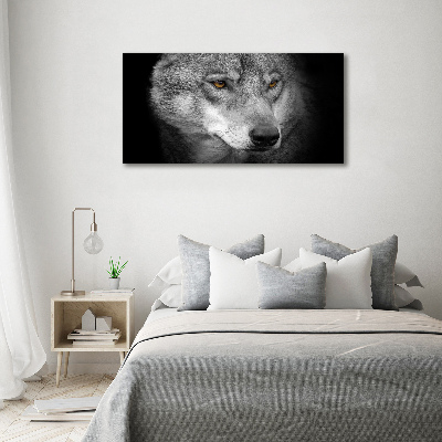 Schilderij op canvas Wolf