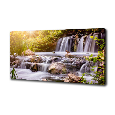 Foto op canvas Waterval