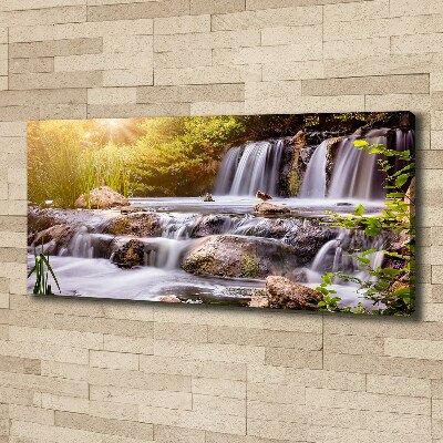 Foto op canvas Waterval