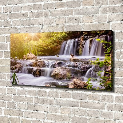Foto op canvas Waterval