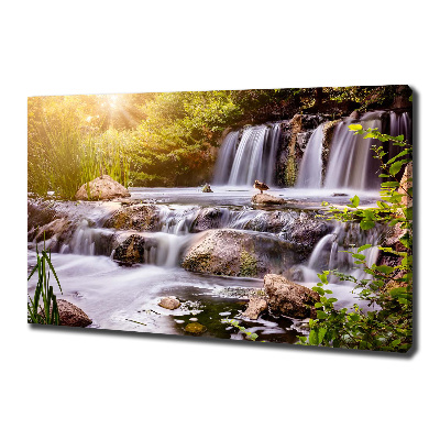 Foto op canvas Waterval