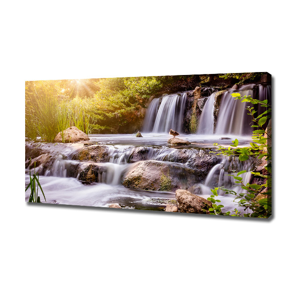 Foto op canvas Waterval