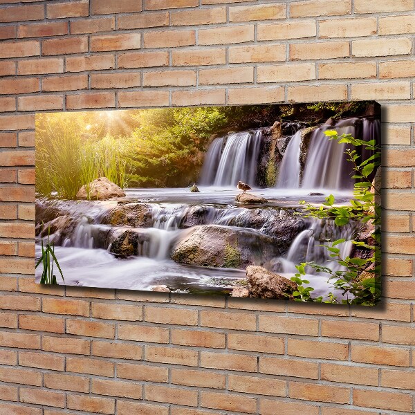 Foto op canvas Waterval