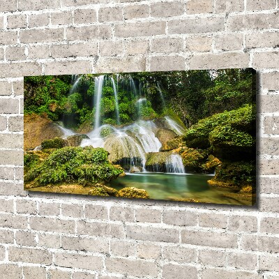 Schilderij op canvas Waterval