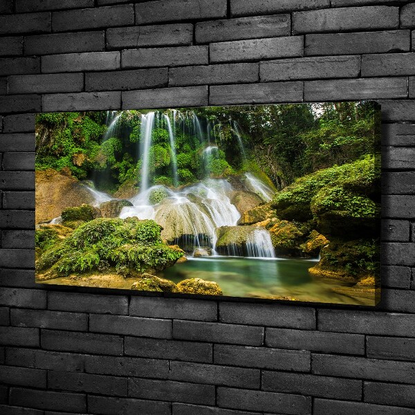 Schilderij op canvas Waterval