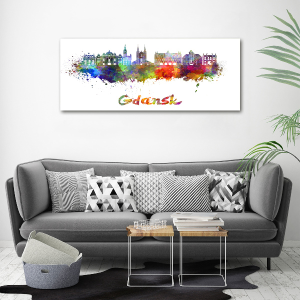 Canvas foto Kleurrijk Gdańsk