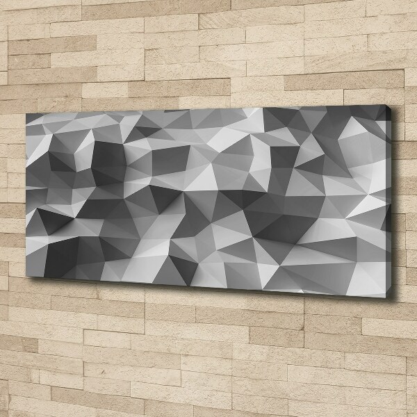 Schilderij op canvas Abstracte driehoeken