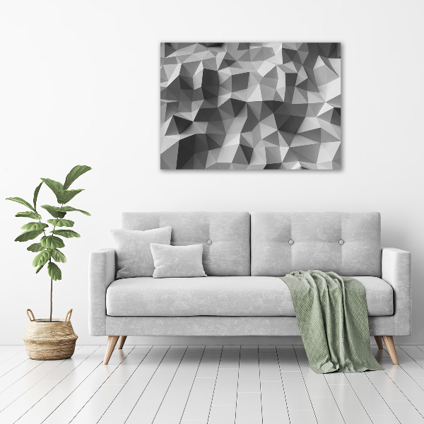 Schilderij op canvas Abstracte driehoeken