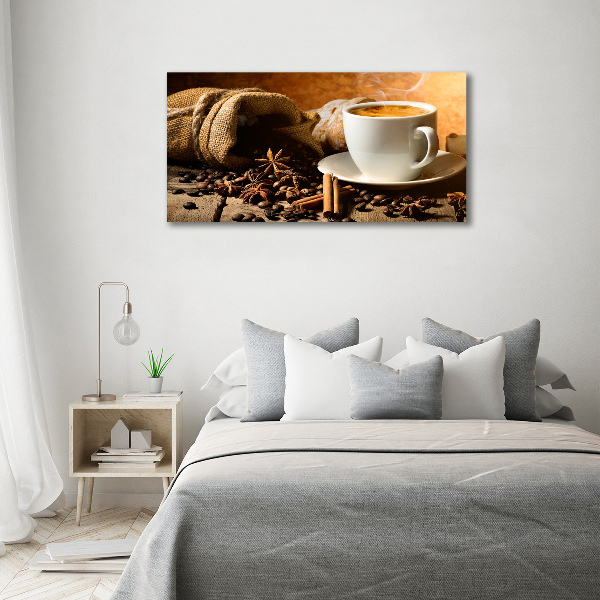 Foto op canvas Koffie en kruiden