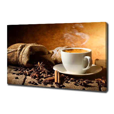 Foto op canvas Koffie en kruiden