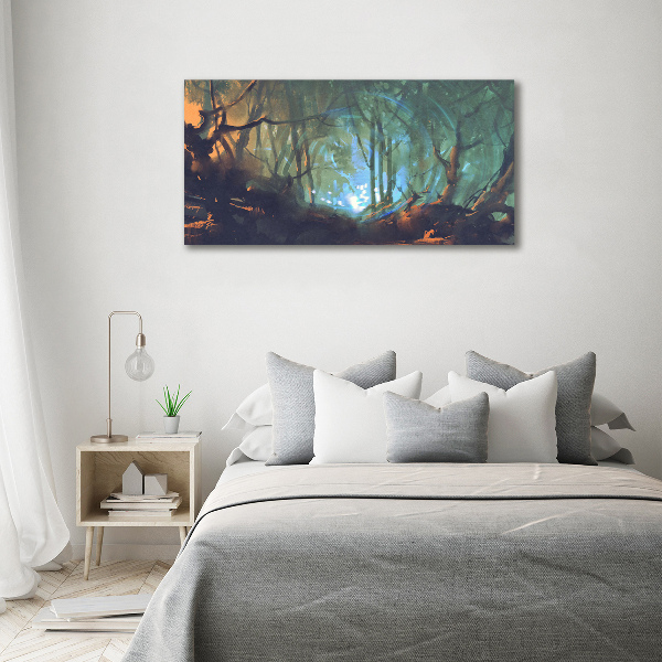 Foto op canvas Mystiek bos