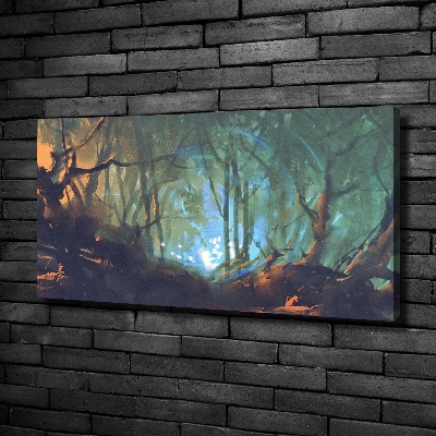Foto op canvas Mystiek bos