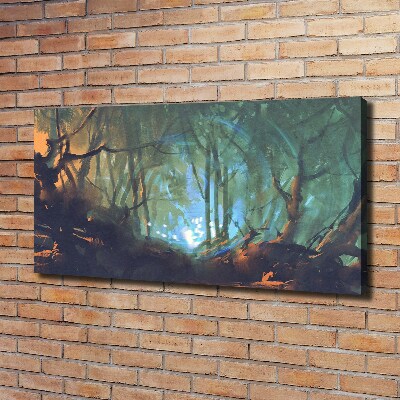 Foto op canvas Mystiek bos