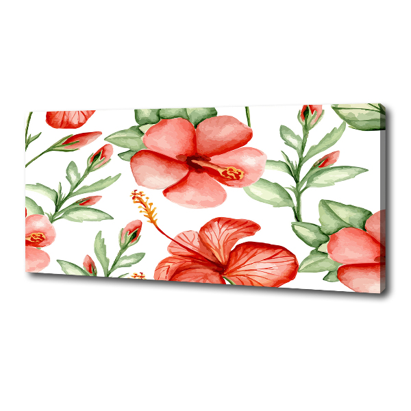 Foto canvas Tropische bloemen