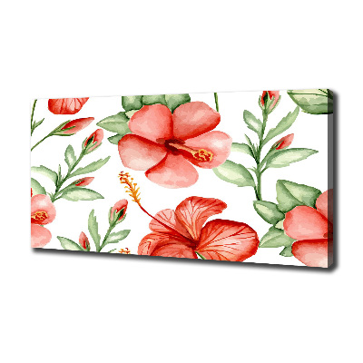 Foto canvas Tropische bloemen