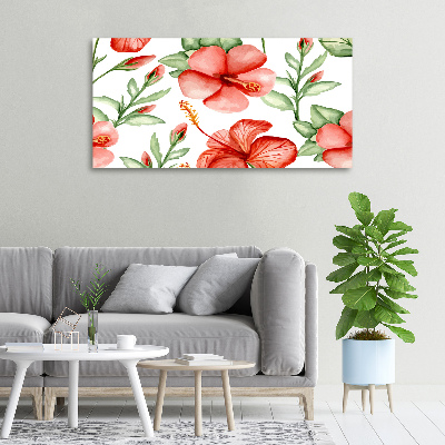 Foto canvas Tropische bloemen