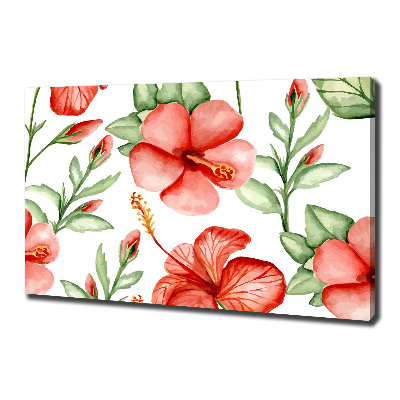 Foto canvas Tropische bloemen