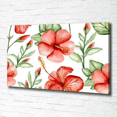 Foto canvas Tropische bloemen