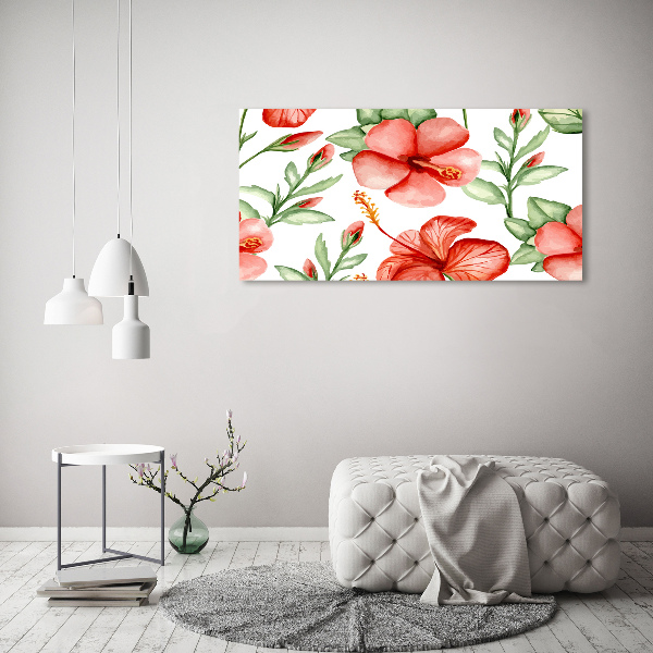 Foto canvas Tropische bloemen