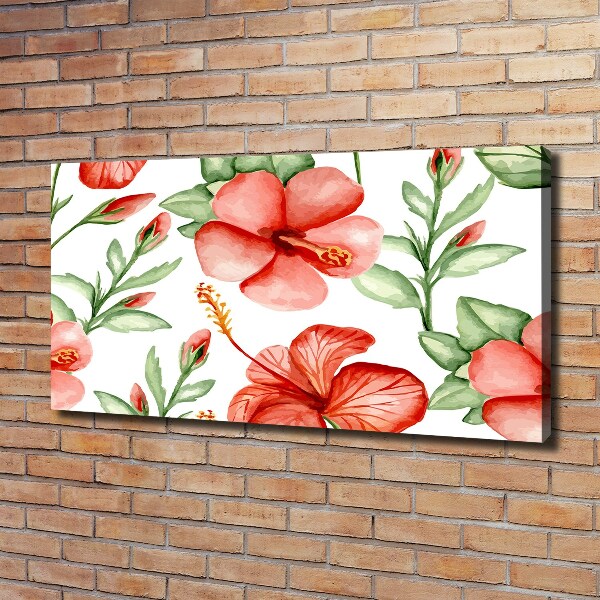 Foto canvas Tropische bloemen
