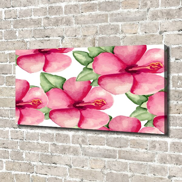 Foto op canvas Tropische bloemen