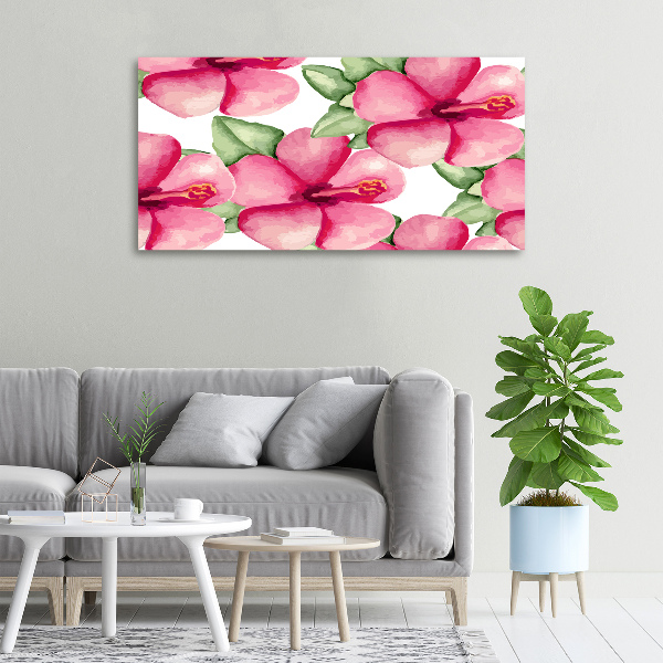 Foto op canvas Tropische bloemen