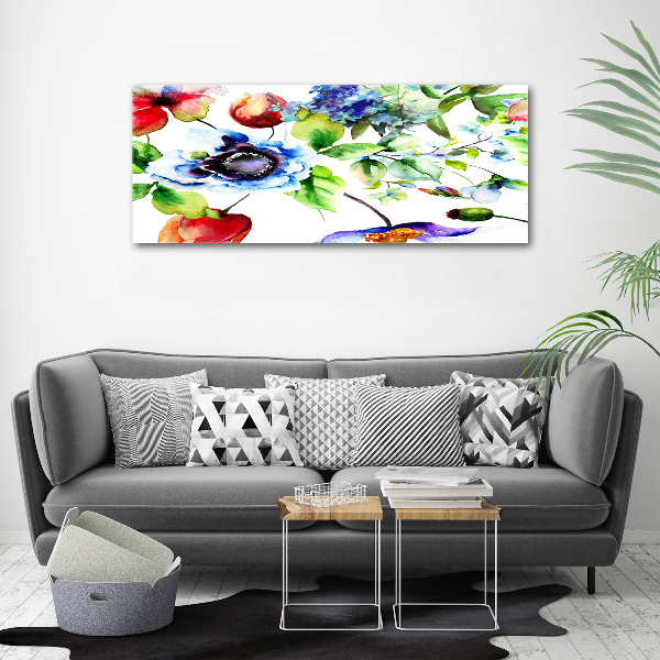 Schilderij op canvas Lentebloemen
