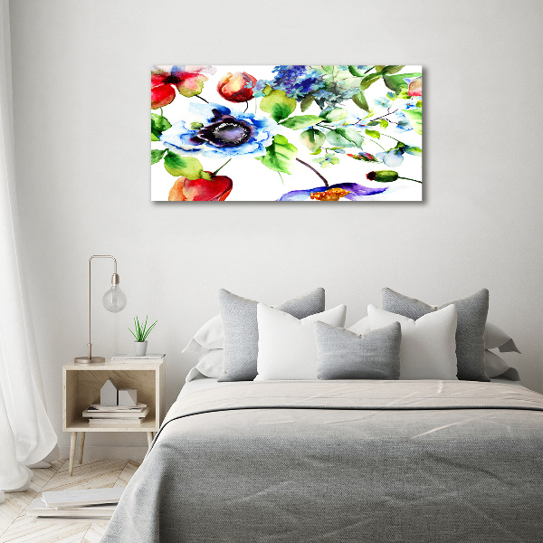 Schilderij op canvas Lentebloemen
