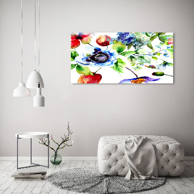 Schilderij op canvas Lentebloemen