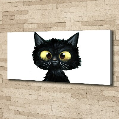 Canvas schilderij Kattenillustratie
