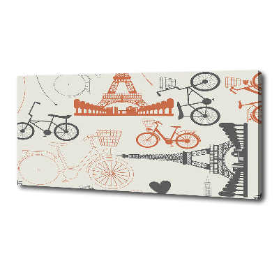 Canvas foto Symbolen van Frankrijk