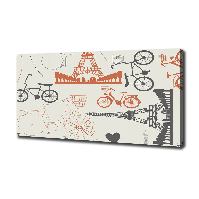 Canvas foto Symbolen van Frankrijk