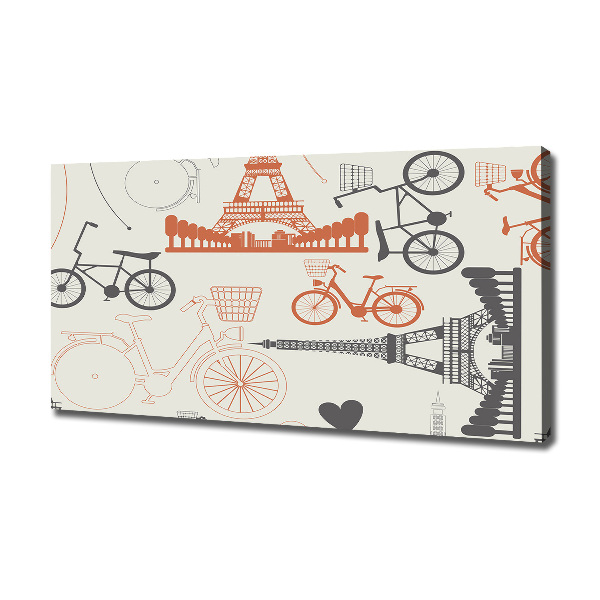 Canvas foto Symbolen van Frankrijk