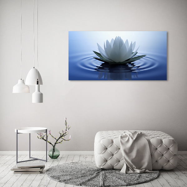 Canvas foto Waterlelie