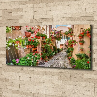 Canvas schilderij Italiaanse straten