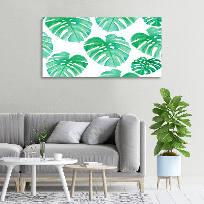 Schilderij op canvas Monstera