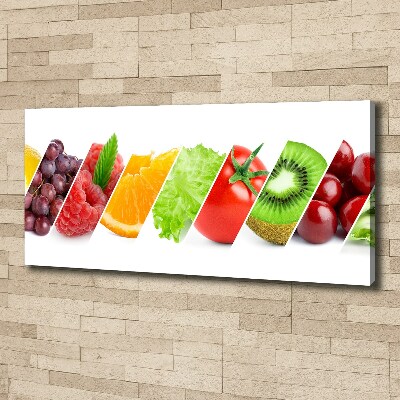 Canvas foto Fruit en groenten
