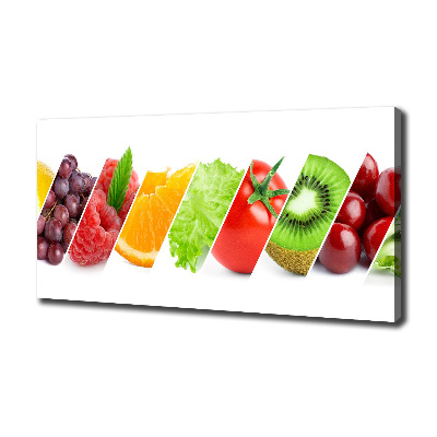 Canvas foto Fruit en groenten
