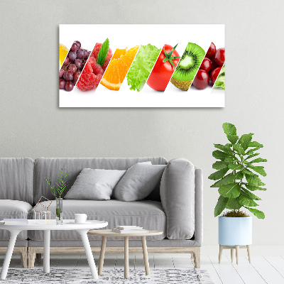 Canvas foto Fruit en groenten