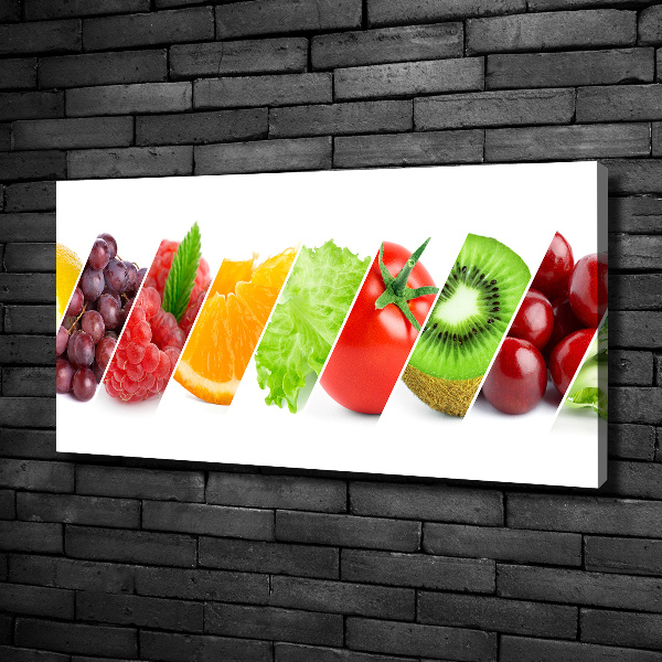 Canvas foto Fruit en groenten