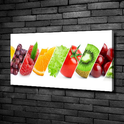 Canvas foto Fruit en groenten