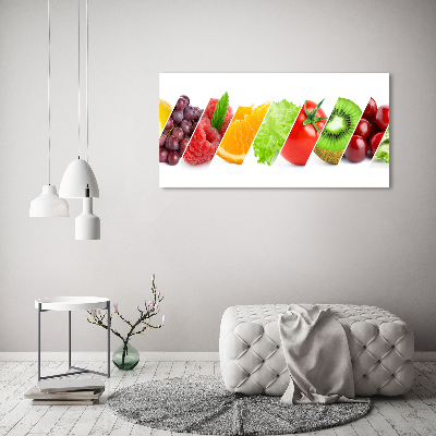 Canvas foto Fruit en groenten