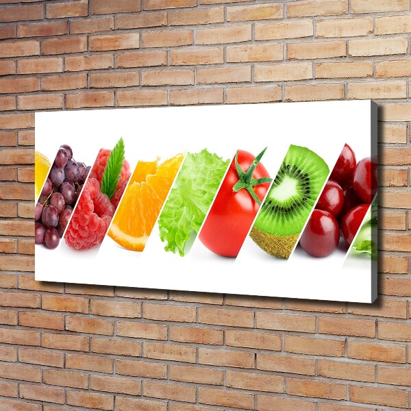 Canvas foto Fruit en groenten