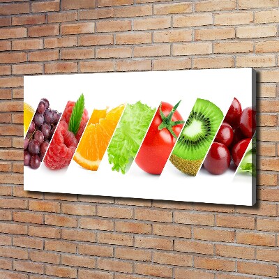 Canvas foto Fruit en groenten