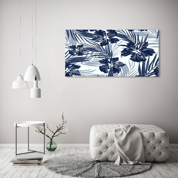 Foto op canvas Tropische bloemen