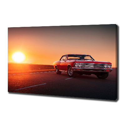 Foto canvas Rode auto