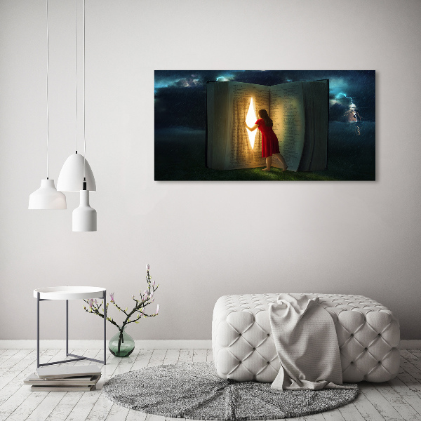 Schilderij op canvas De wereld van boeken