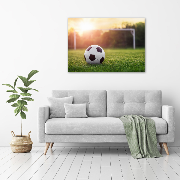 Canvas foto Voetbal
