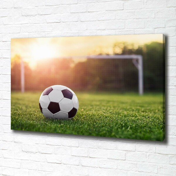 Canvas foto Voetbal
